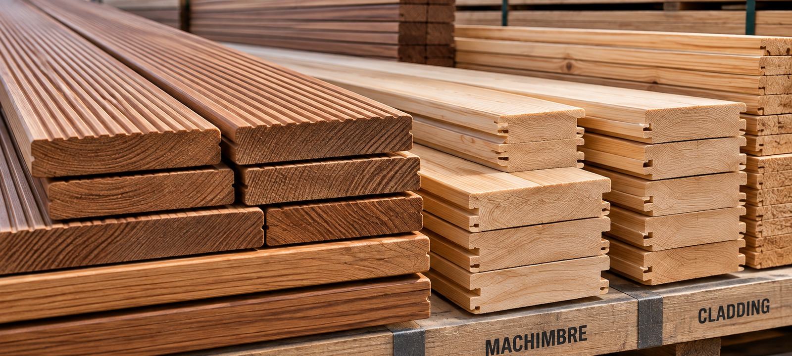 Bundled lumber for exterior and specialty applications